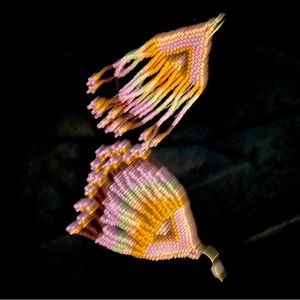 Beaded Indian earrings